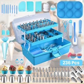 236 - Piece Baking Supplies Set - Cake Decorating Kit with Stainless Steel Tips, Piping Bags